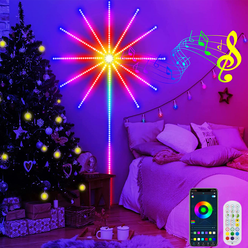 أضواء LED للألعاب النارية الذكية