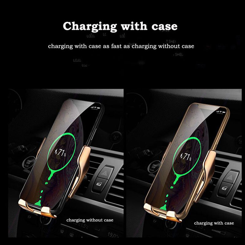 Magic Clip R1 Automatic Car Mobile Phone Holder Wireless Charger